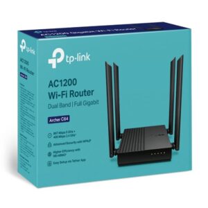TP-Link Archer C64 AC1200 1200mbps Dual-Band Wireless MU-MIMO Gigabit WiFi Router - Image 2