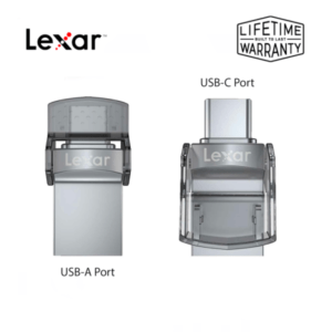 Lexar 128GB JumpDrive Dual Drive D35c USB 3.0 Type-C