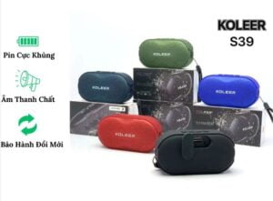 Koleer S39 Potable Wireless Bluetooth Speaker IPX5 Waterproof Design