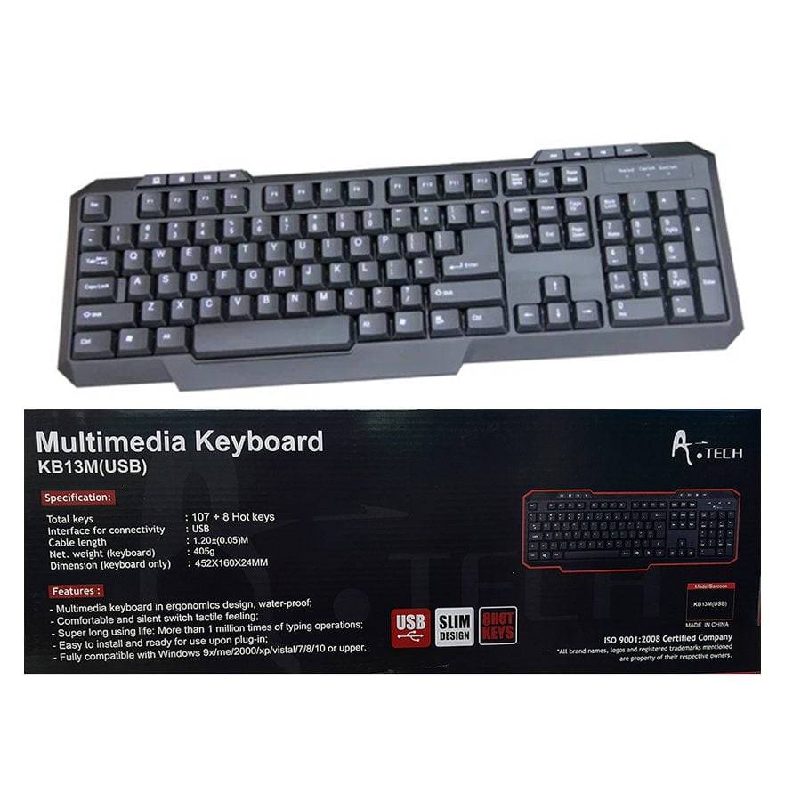 A.Tech Multimedia Keyboard
